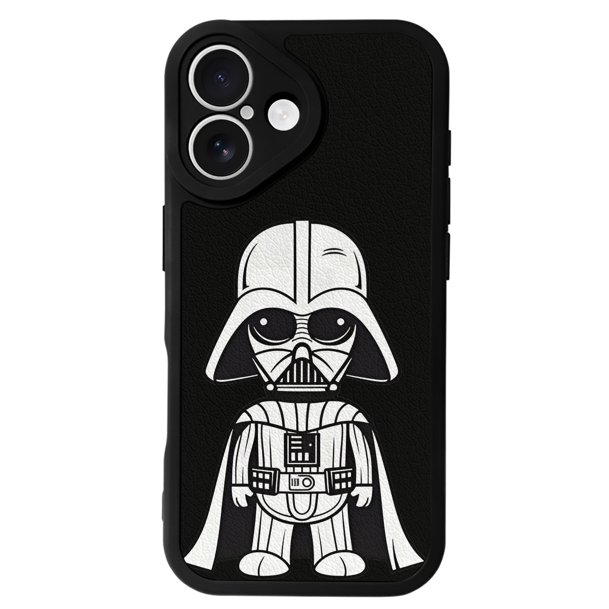 （画像用） スター・ウォーズ Star Wars 【iPhone 16シリーズ対応】シリコンスマホケース（レザー調） 材質：シリコン